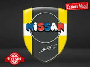 Nissan Custom Car Emblems Durable High Quality Professional